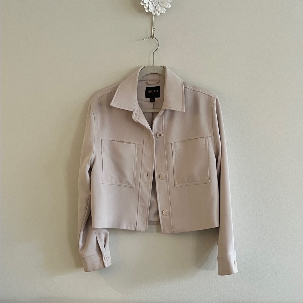 Vince Camuto Beige Utility Jacket